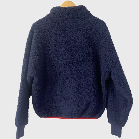 *NEW* Tommy Hilfiger Teddy Pullover - front pocket - Navy - Picture 3 of 4